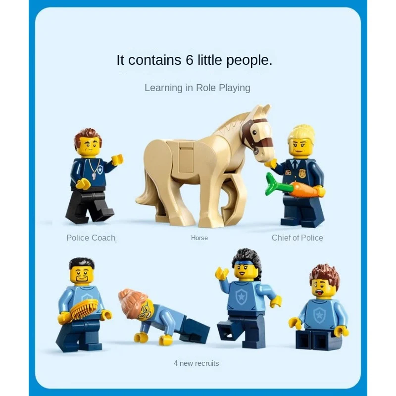 823 pcs Police Training Academy - Image 3