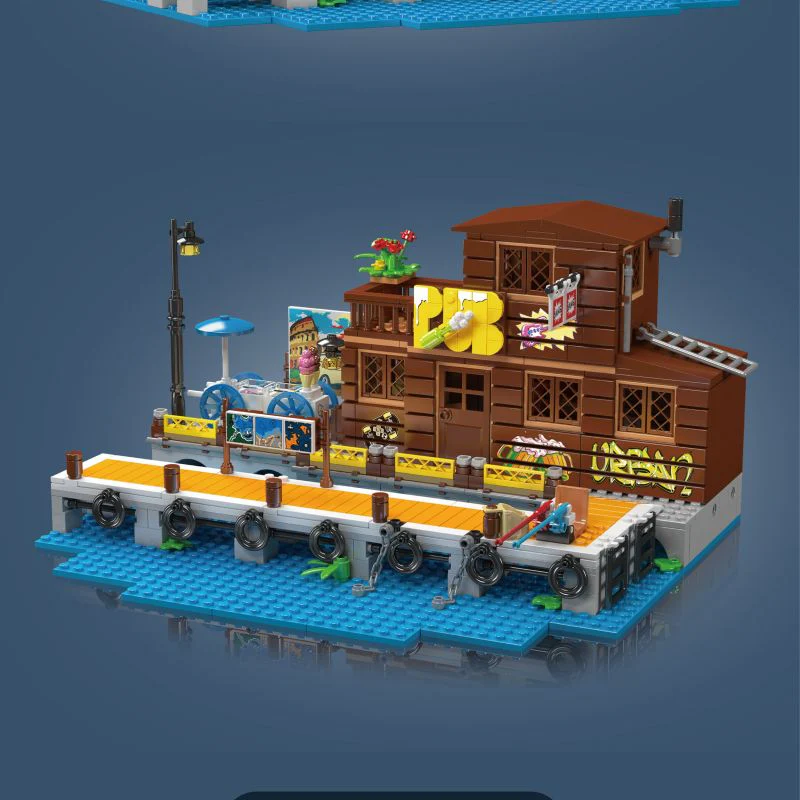 842pcs Mouldking 10108 The Quay Tavern - Image 3