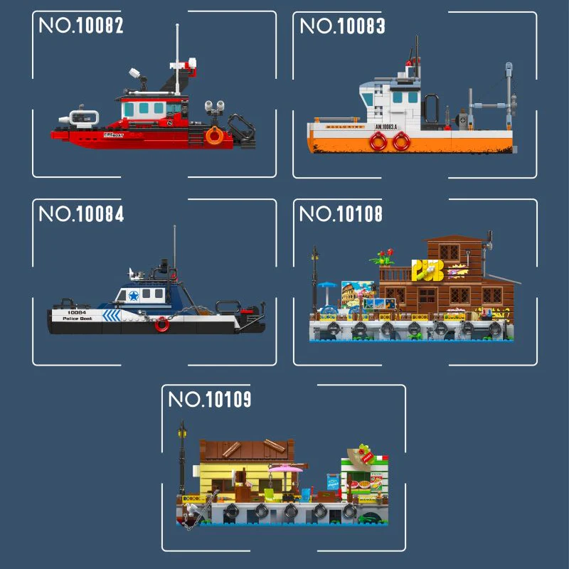 842pcs Mouldking 10108 The Quay Tavern - Image 6