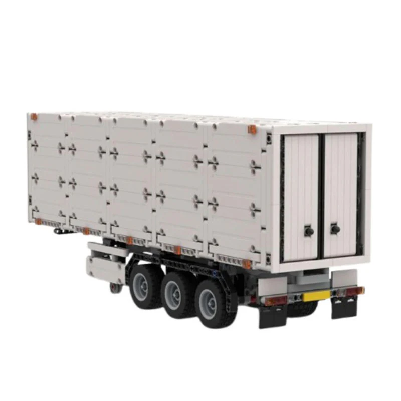 845pcs MOC-81418 3 Axle Box Trailer for Ford F-Max or other 1:21 Technic Trucks - Image 2