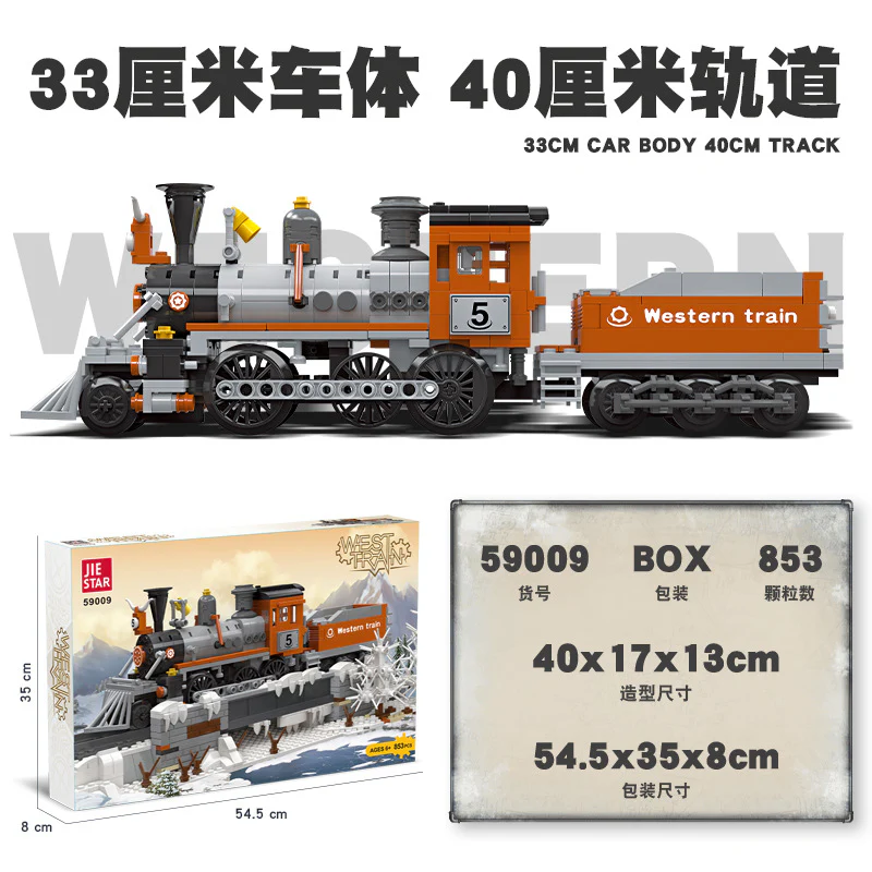 853PCS JIESTAR 59009 Weat Train - Image 5