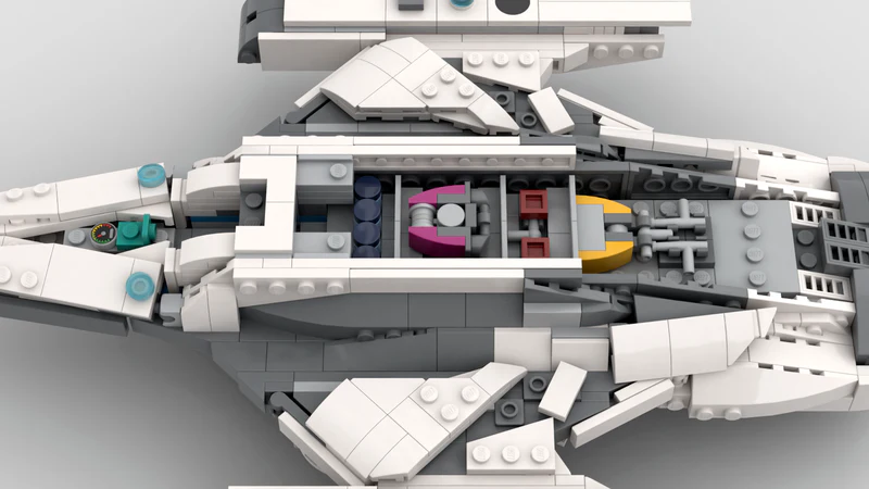856PCS  MOC-46235 Midiscale Imperal couier - Image 5