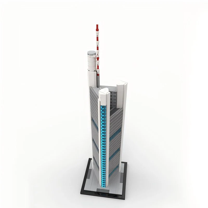 864pcs MOC-149003 Commerzbank Tower 1:800 - Image 2
