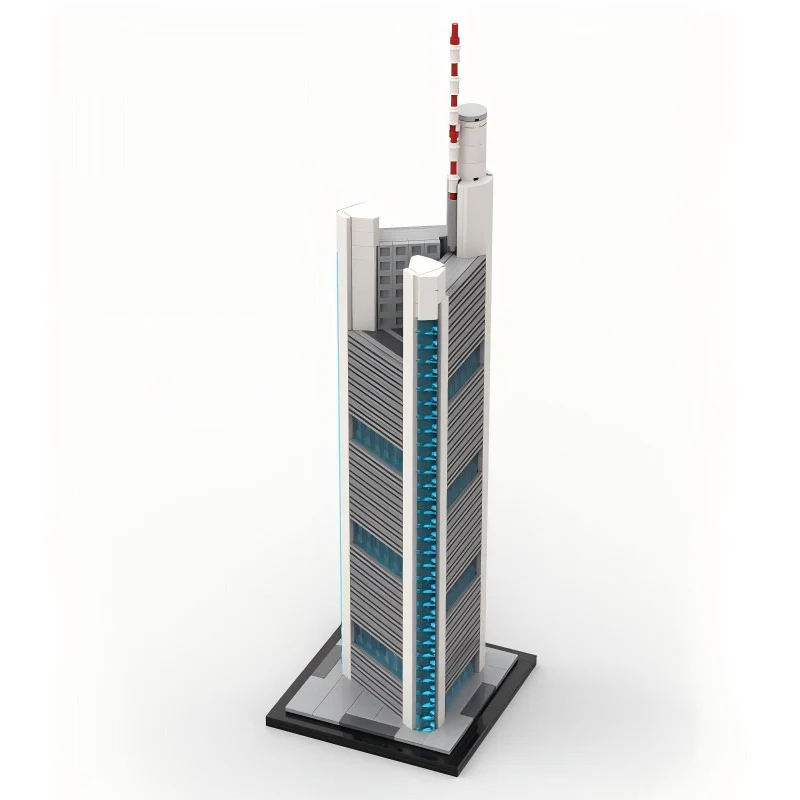864pcs MOC-149003 Commerzbank Tower 1:800 - Image 4