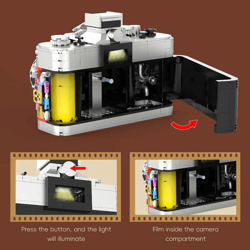 865PCS JQ1132 Vintage Film Camera - Image 5