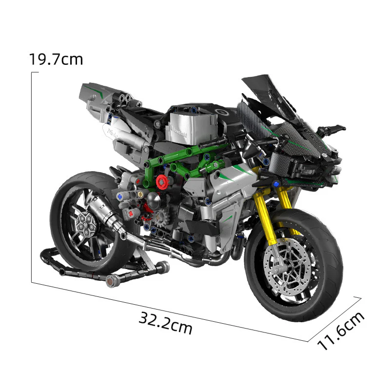 865PCS PANLOS 672003 Kawasaki Ninja - Image 5