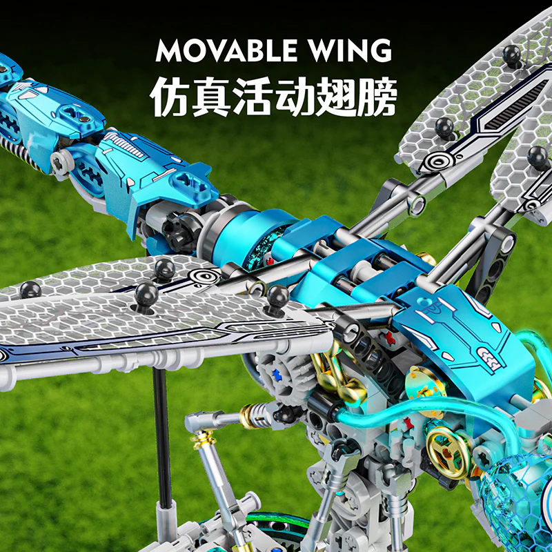 866 pcs MJi 13086 Mechanical Dragonfly - Image 3