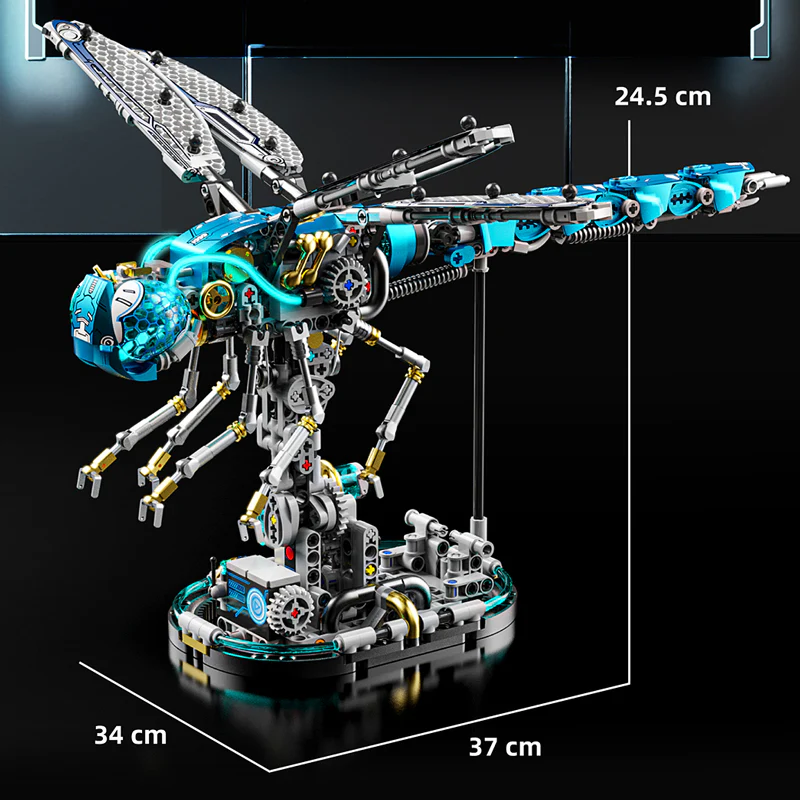 866 pcs MJi 13086 Mechanical Dragonfly - Image 4