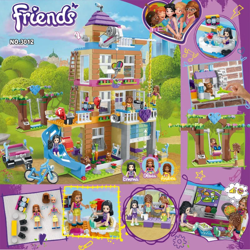 868pcs 3012 Friendship House - Image 2