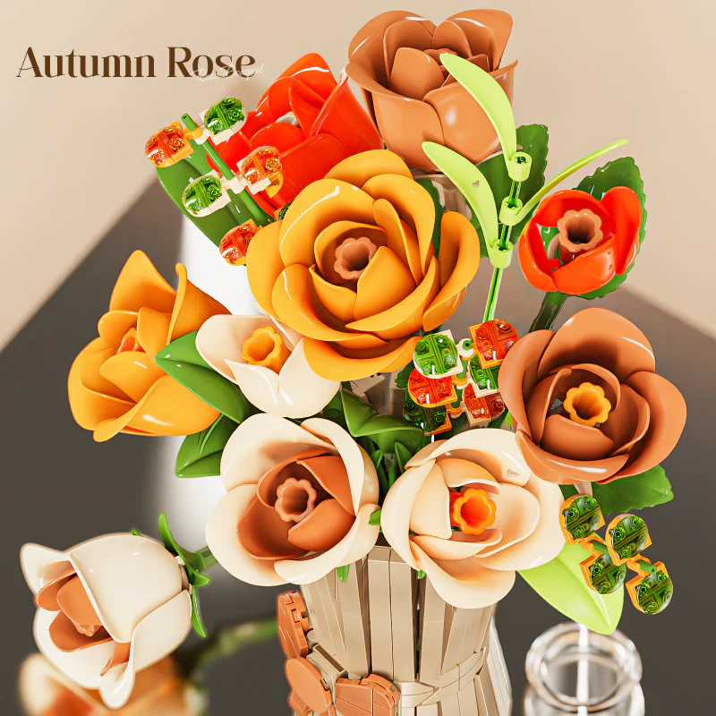 868PCS MJi 13066 Autumn Rose - Image 2