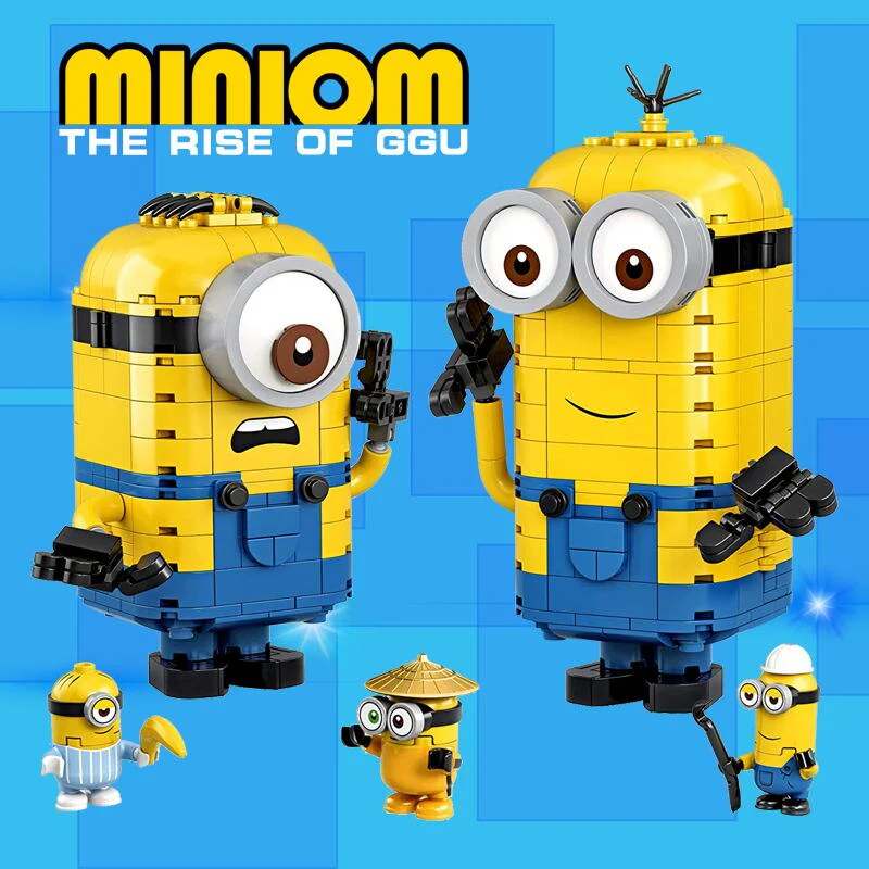 876pcs Movie Brick-built Minions and Their Lair Compatible 75551 - Image 4