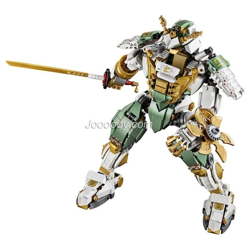 876pcs Phantom Ninja Lloyd Titan Warrior Mech  70676 4020 - Image 4