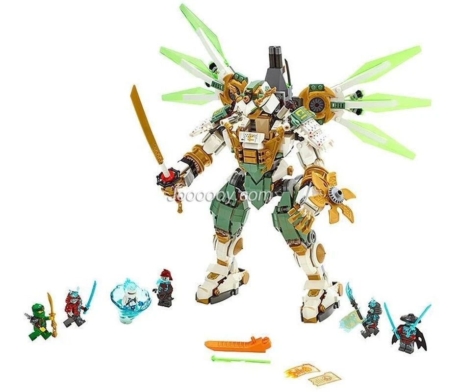 876pcs Phantom Ninja Lloyd Titan Warrior Mech  70676 4020 - Image 5