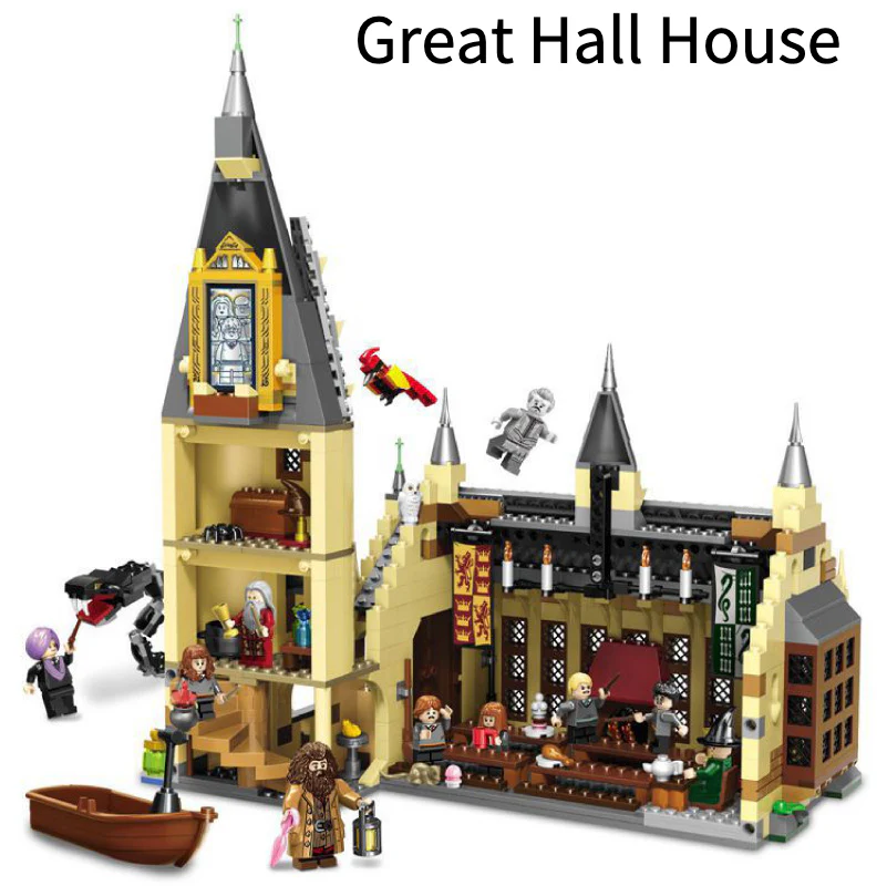 878pcs Great Hall House & 753pcs The Whomping Willow Harry Potter - Image 3