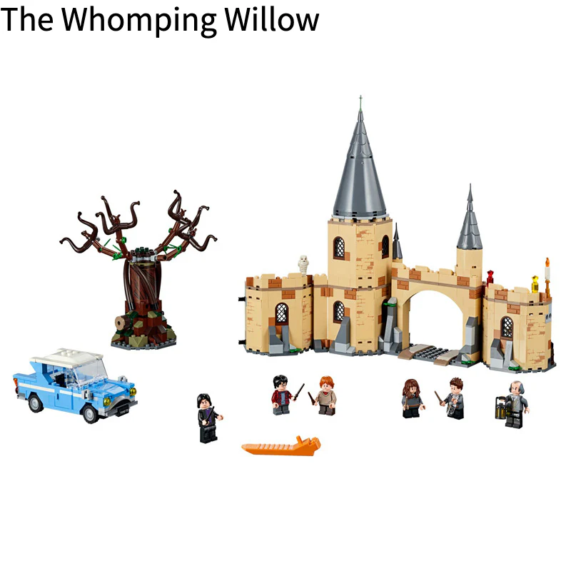 878pcs Great Hall House & 753pcs The Whomping Willow Harry Potter - Image 4