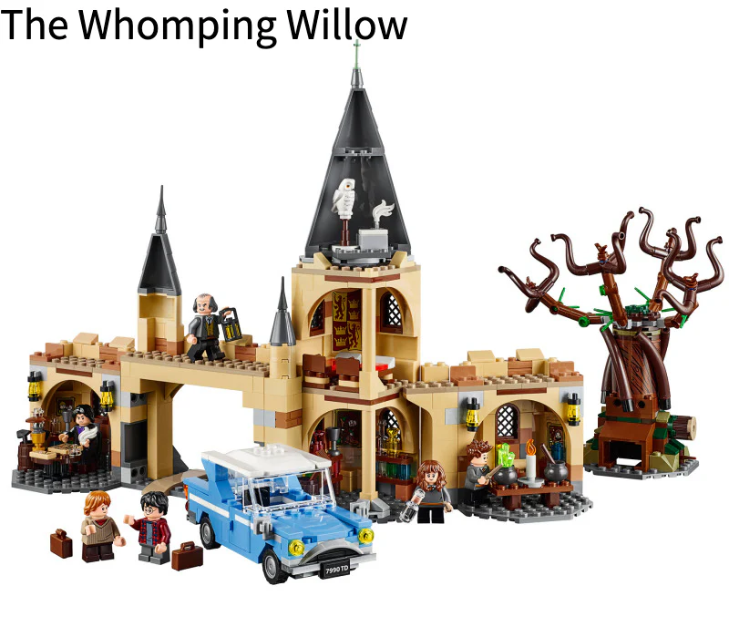 878pcs Great Hall House & 753pcs The Whomping Willow Harry Potter - Image 5