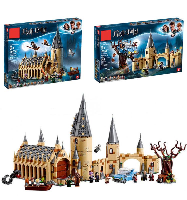 878pcs Great Hall House & 753pcs The Whomping Willow Harry Potter - Image 8