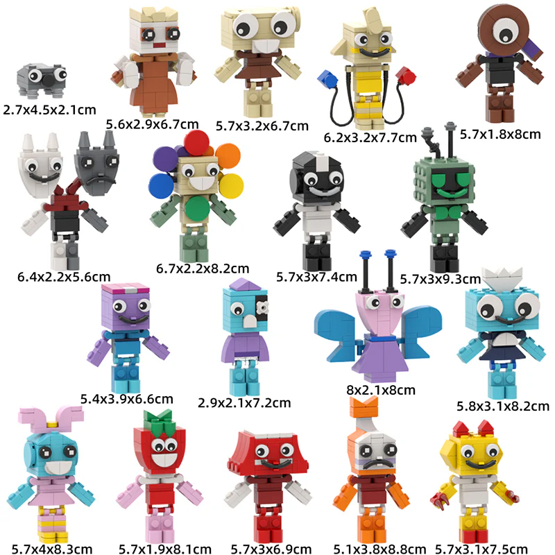 878PCS MOC Dandy's World(Dandy,Boxten,Poppy,Brightney,Goob,Flutter,Scraps,Shrimpo) - Image 6