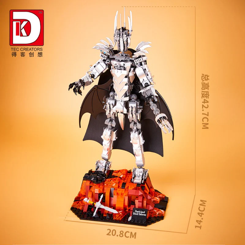 879pcs DK 6007 Lord of the Rings Sauron Mecha - Image 3