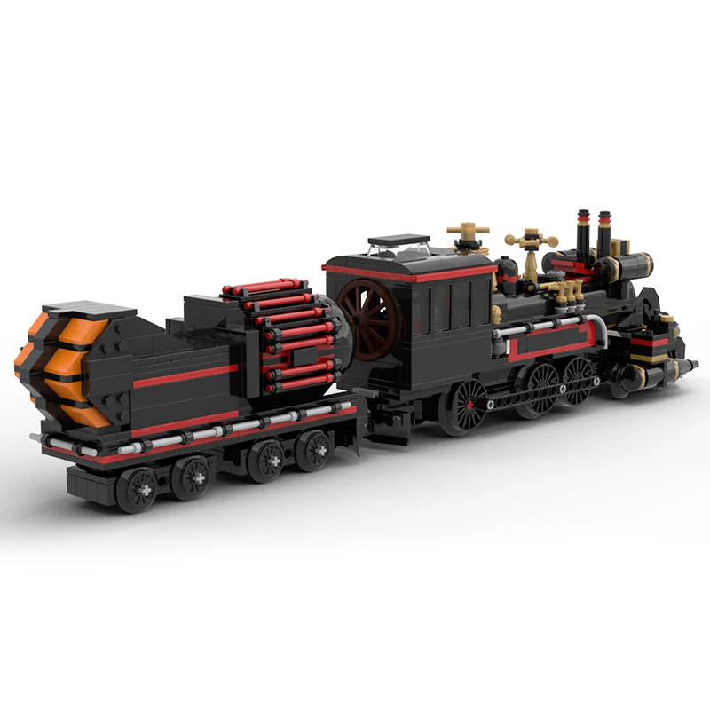 880PCS MOC-41639 Back to the Future 'Jules Verne' Time Train - Image 2