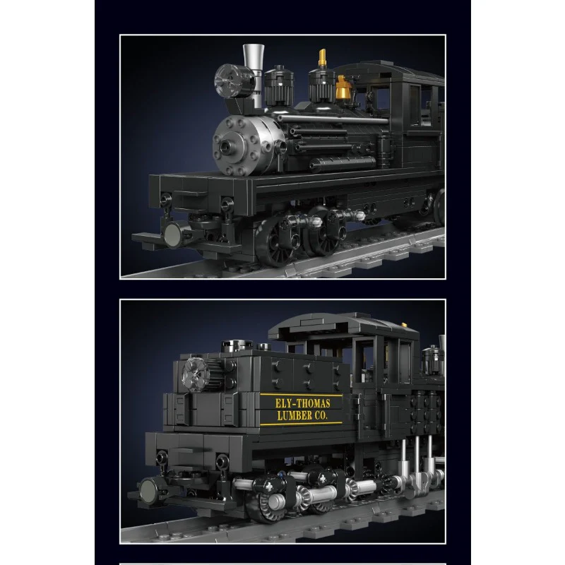 880PCS Mouldking 12032 Shay steam locomotive dynamic version - Image 6