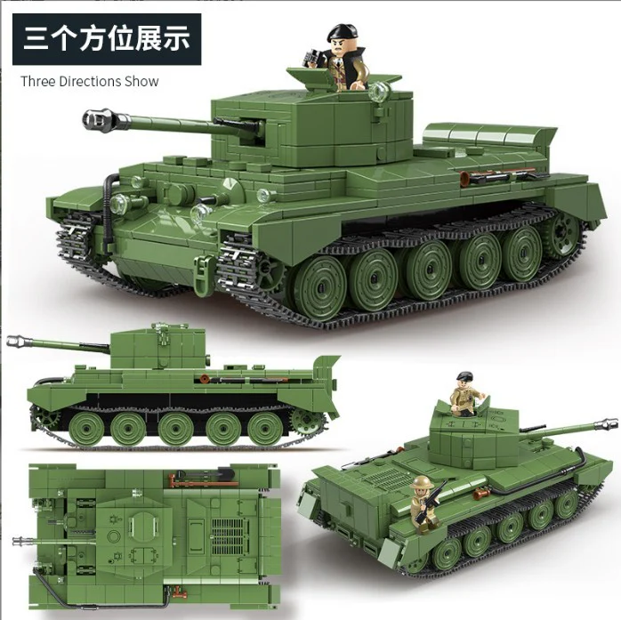 883PCS QG100237 QUANGUAN Cromwell Mk VIII Tank - Image 3