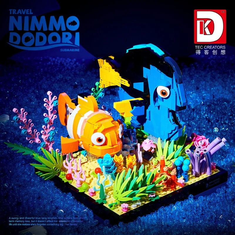 886 Pcs DK 7002 Travel Nimmo Dodori (Finding Nemo) - Image 2