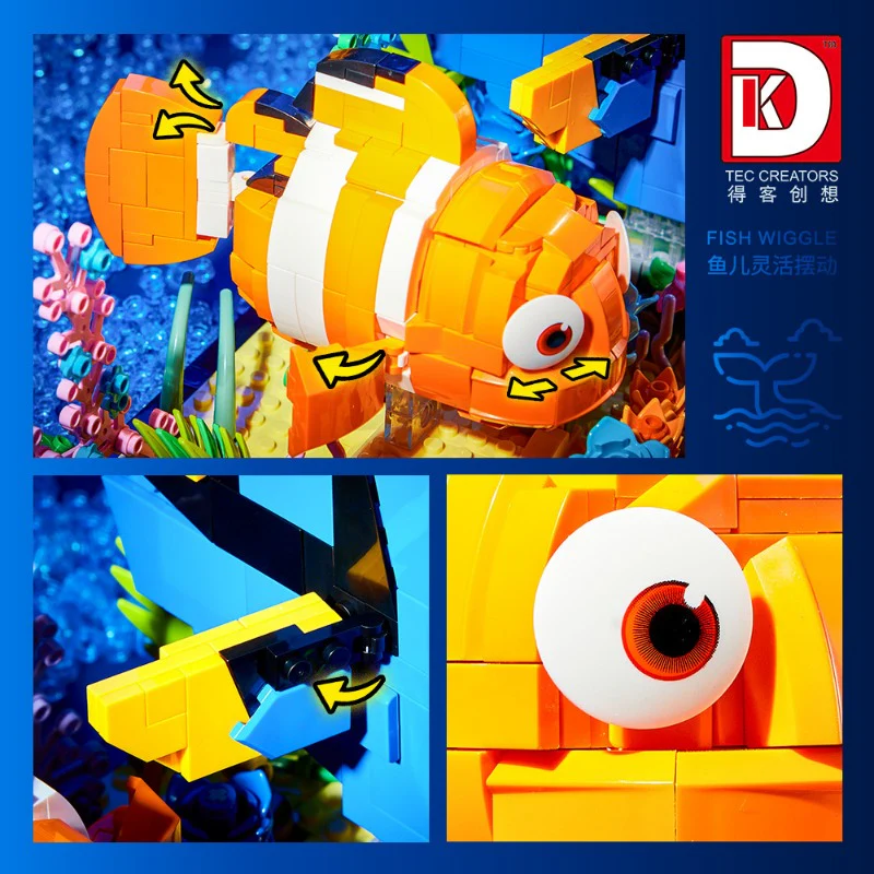 886 Pcs DK 7002 Travel Nimmo Dodori (Finding Nemo) - Image 7