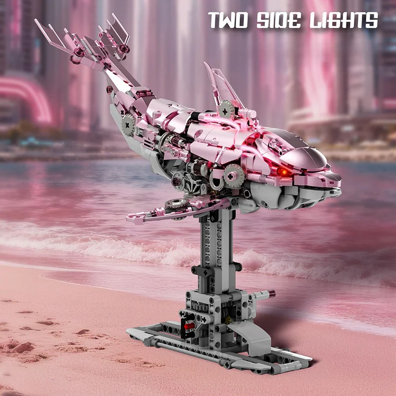 888pcs MJi 13098/13099 CYBER DOLPHIN  PINK/BLUE - Image 4