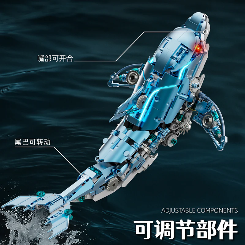 888pcs MJi 13098/13099 CYBER DOLPHIN  PINK/BLUE - Image 8