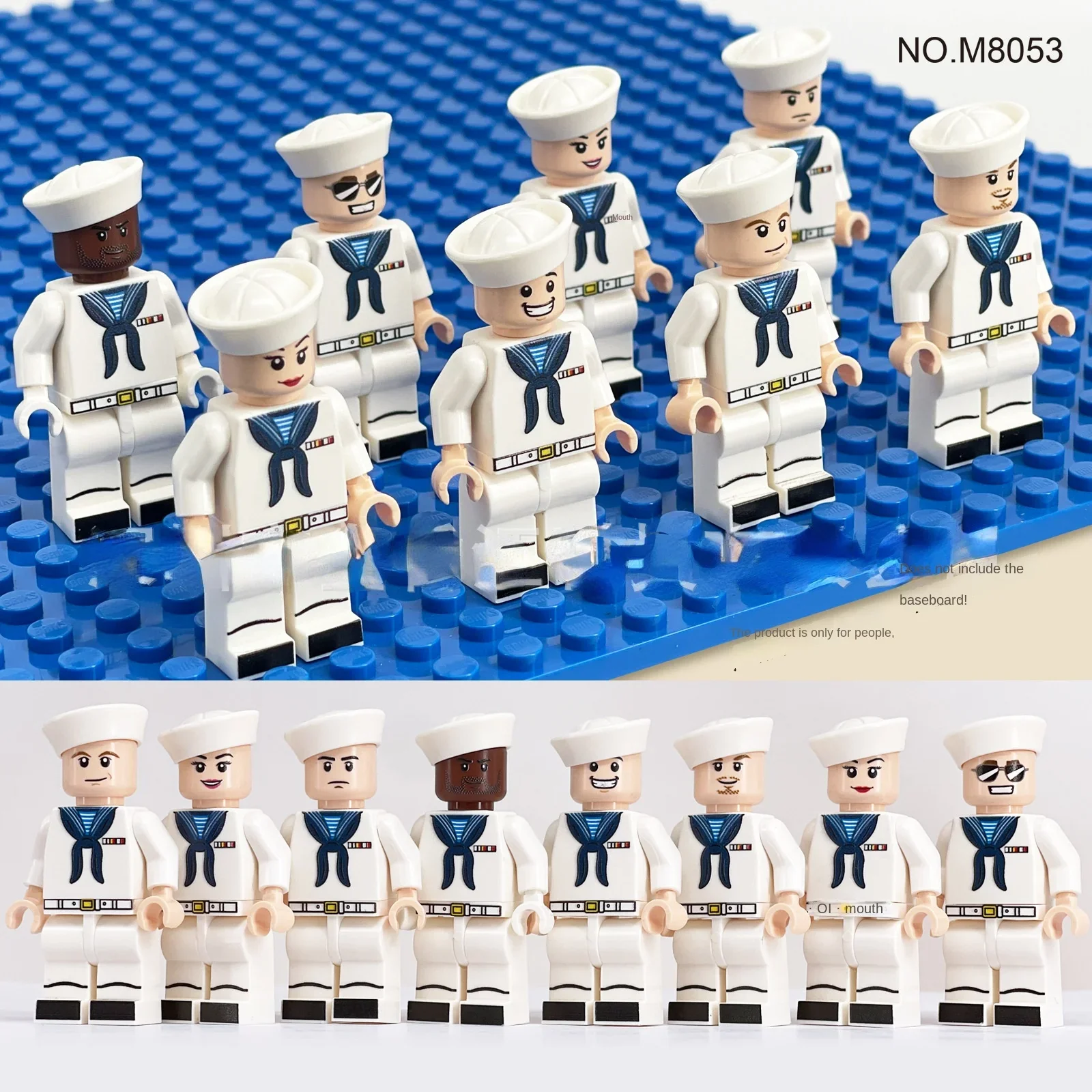 8pcs  Navy minifigures M8053 - Image 3