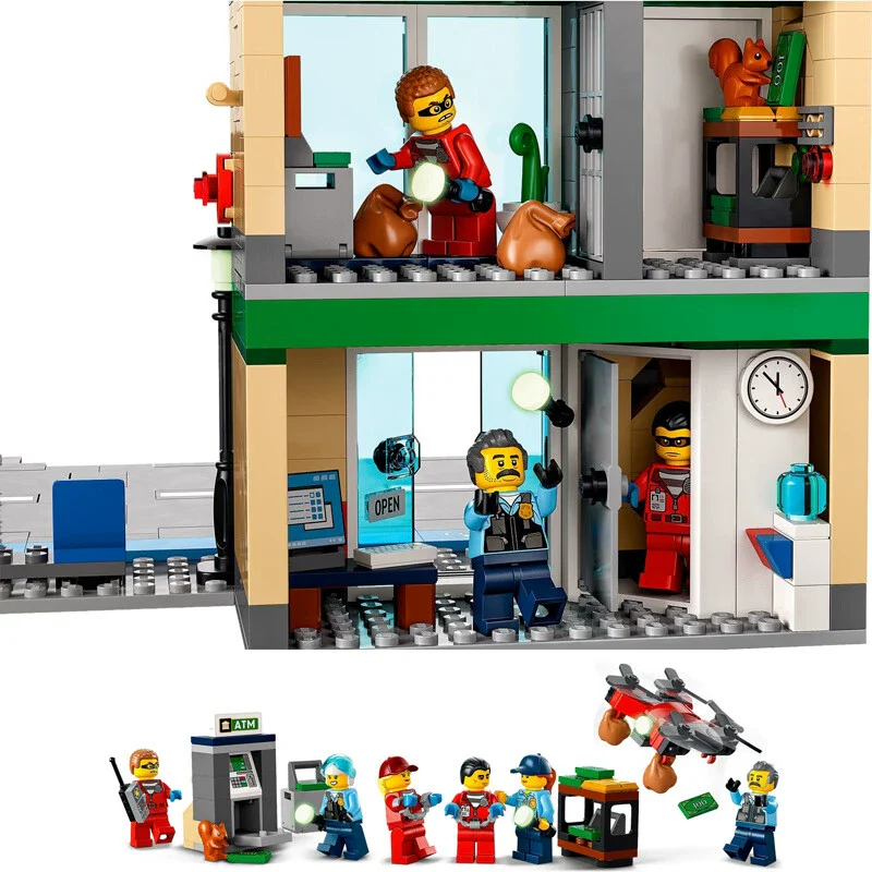 915 pcs Police Chase at the Bank - Image 4
