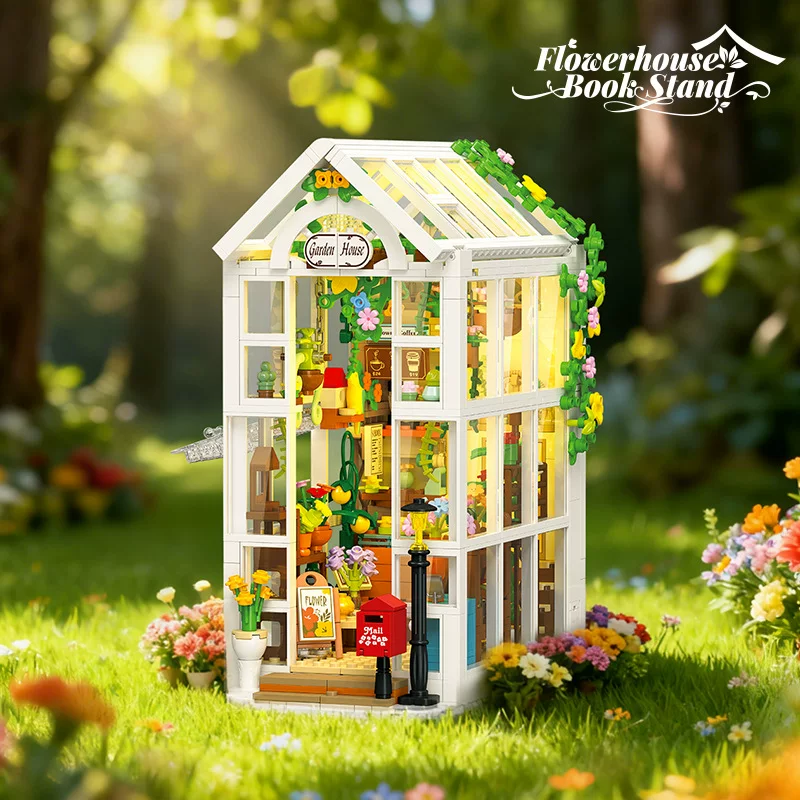 919pcs JIESTAR Greenhouse Bookend - Image 2