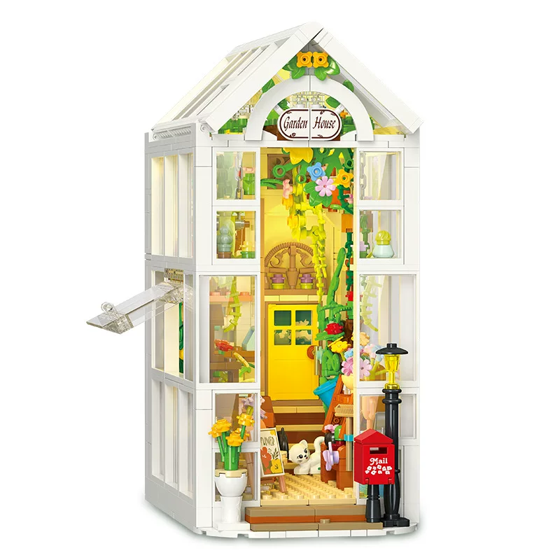 919pcs JIESTAR Greenhouse Bookend - Image 6