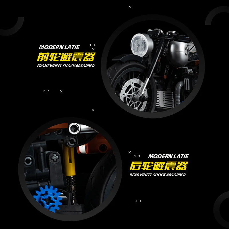 925PCS KBOX K10515 BMW R NineT Motorcycle - Image 4