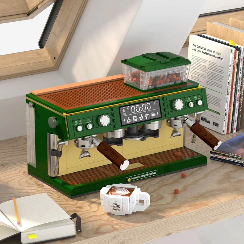928PCS DZ6017 Coffee Machine (MINI Bricks) - Image 2