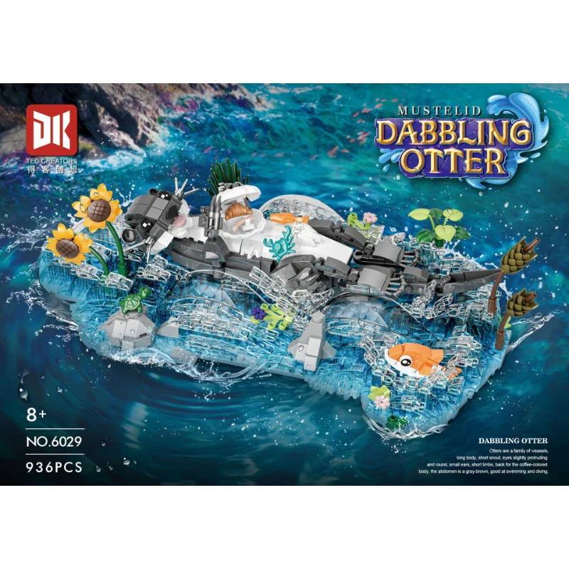 936PCS DK 6029 Otter play ecology - Image 5