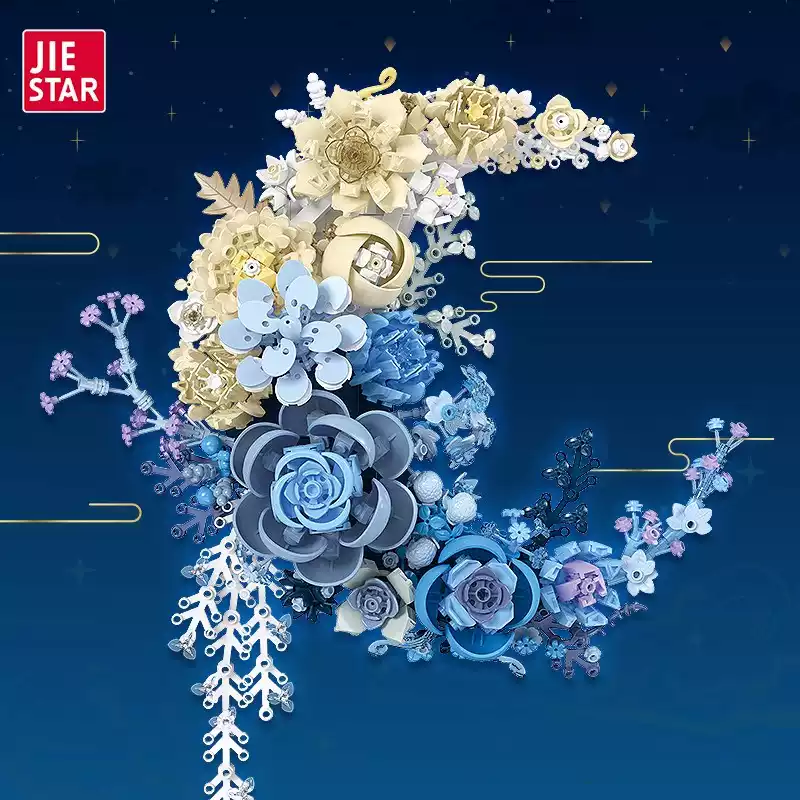 938pcs JIESTAR JJ9094 Moonflower - Image 2