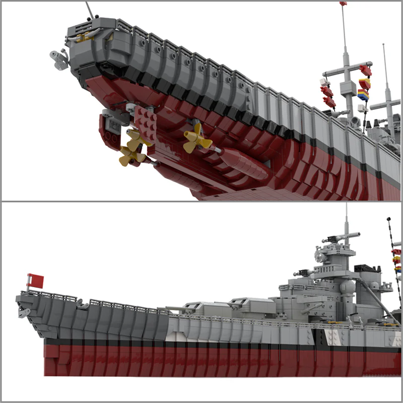 9393PCS MOC-84840,German battleship Bismarck - Image 3