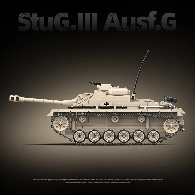 940pcs QUANGUAN 100307 StuG.III Ausf.G - Image 3