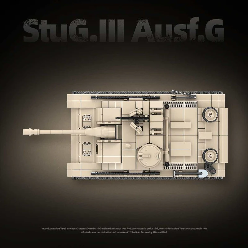 940pcs QUANGUAN 100307 StuG.III Ausf.G - Image 5