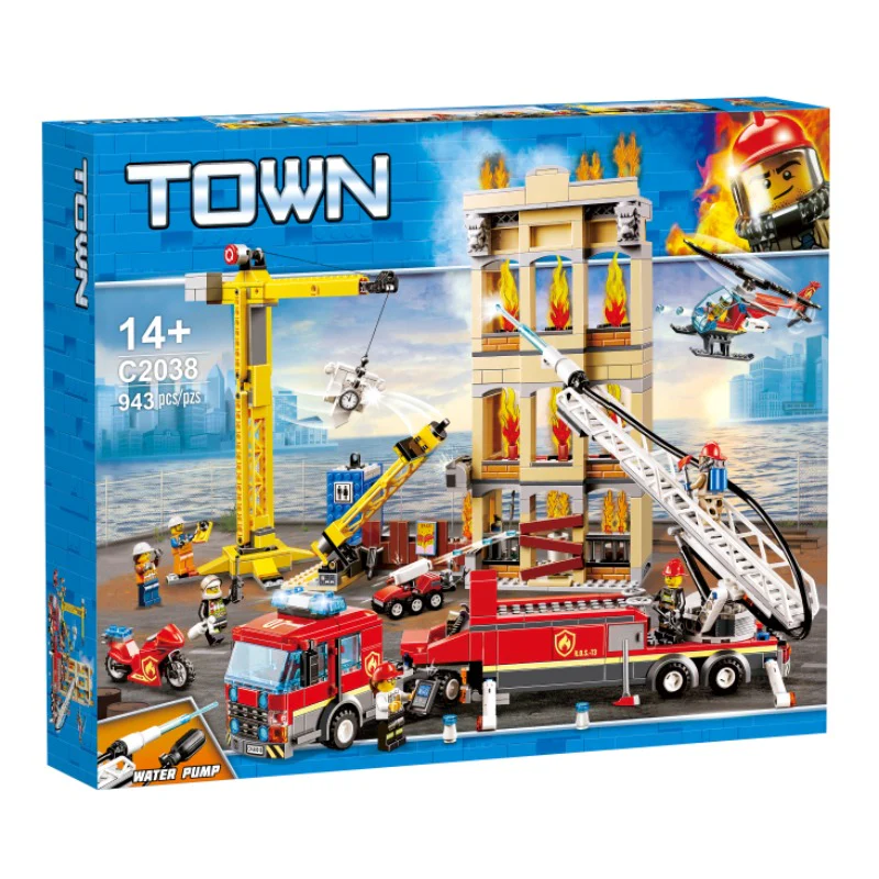 943pcs Downtown Fire Brigade - Image 2
