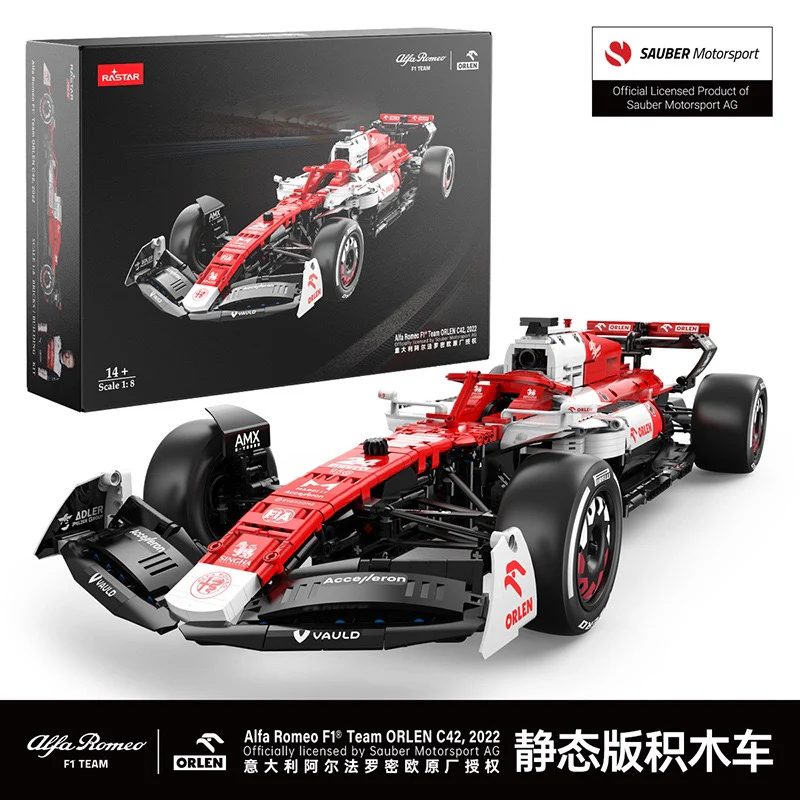 94400 RASTAR 2022 Alfa Romeo F1 C42 1:8 With power pack - Image 7