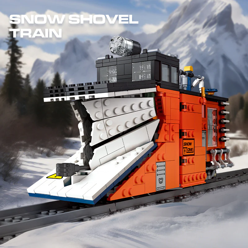 945pcs JIESTAR 59095 Snow Shovel Train - Image 2