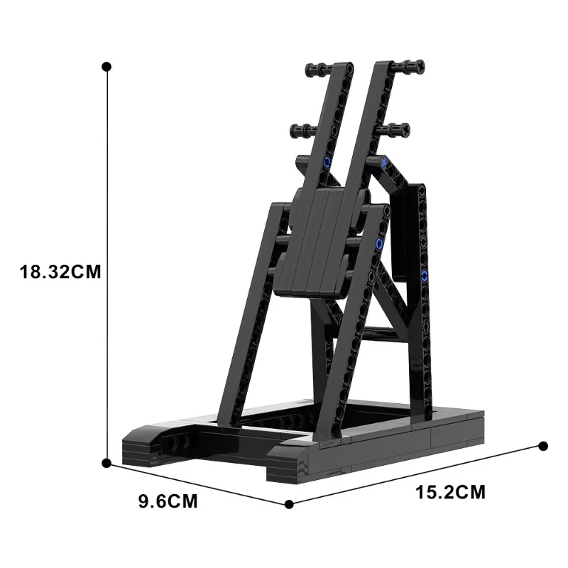 (Gobricks version) 94pcs MOC-75109 Display Stand for Slave I 75243 - Image 3