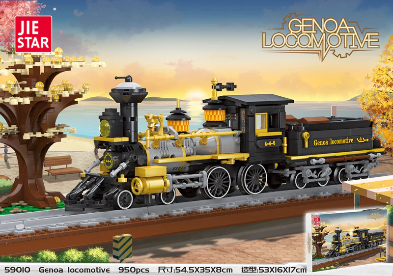 950PCS JIESTAR 59010 Genoa Locomotive - Image 2