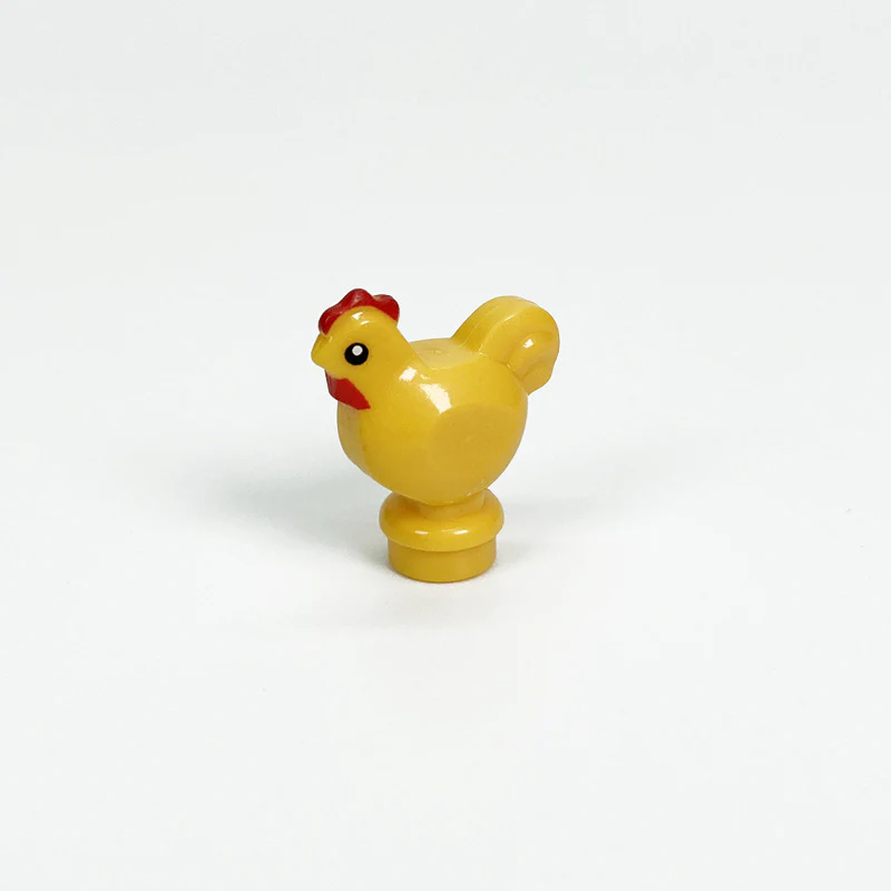 2pcs 95342 Small Particles Rooster Chick Compatible Animals - Image 3