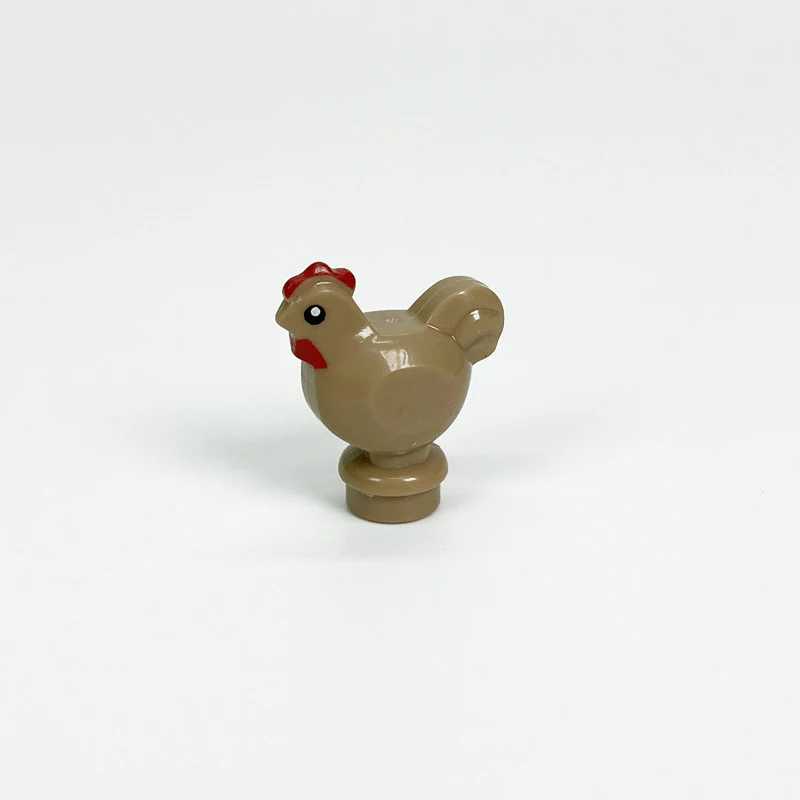 2pcs 95342 Small Particles Rooster Chick Compatible Animals - Image 4