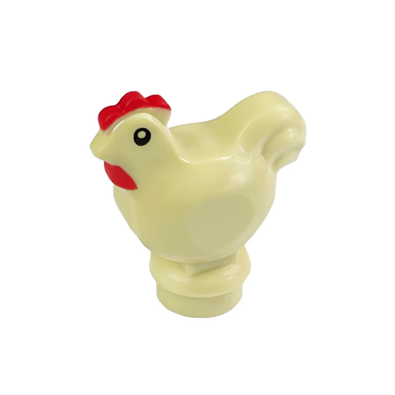 2pcs 95342 Small Particles Rooster Chick Compatible Animals - Image 6