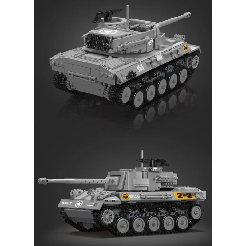 971 pcs MouldKing 20032 M18 Hellcat Tank Destroyer - Image 3